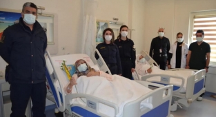 Alanya'da jandarma yaşlıları unutmadı