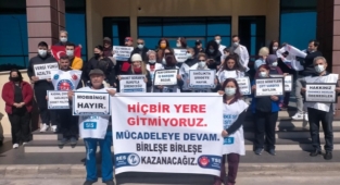 Alanya’da sağlıkçılardan ortak tepki