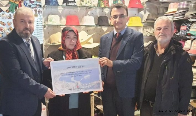 Alanya’da vergisini ödeyene ödül