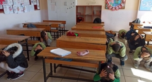 Alanya’daki deprem tatbikatı gerçeğini aratmadı