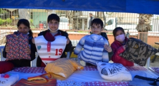 Alanya’daki veliler ve öğrencilerden geri dönüşüm sergisi