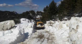 Alanya, Gündoğmuş ve İbradı yoğun kar mücadelesi