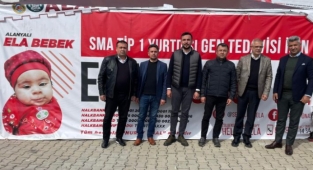 Alanya halkı bu kez de Ela bebek için kenetlendi