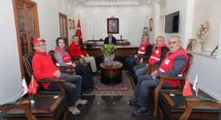 Alanya Kızılay’dan Kaymakam Ürkmezer’e ziyaret