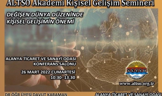 ALTSO Akademi’nin seminerleri hız kesmiyor