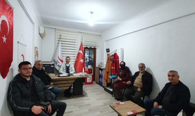 Kızılay Alanya’da görev dağılımı gerçekleştirildi