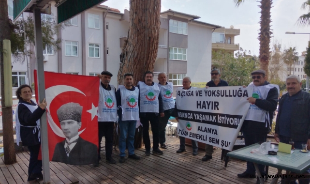Tüm Emekli Sen'den Alanya’da kriz tepkisi