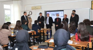 Ürkmezer ve Yücel okul ziyaretlerine devam ediyor