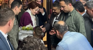 Akşener'i Arıkan karşıladı
