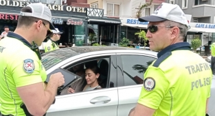 Alanya’da bayram öncesi trafik denetimi