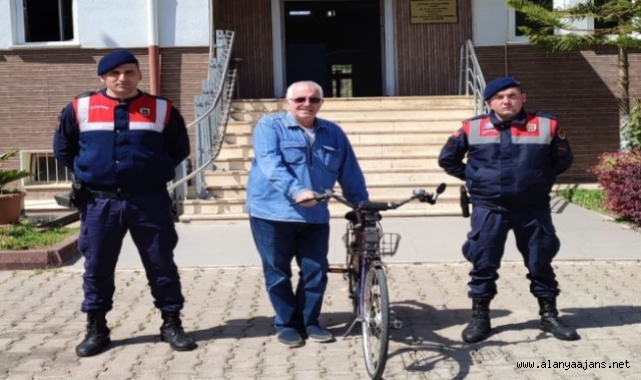Alanya’da çalınan bisiklet bulundu