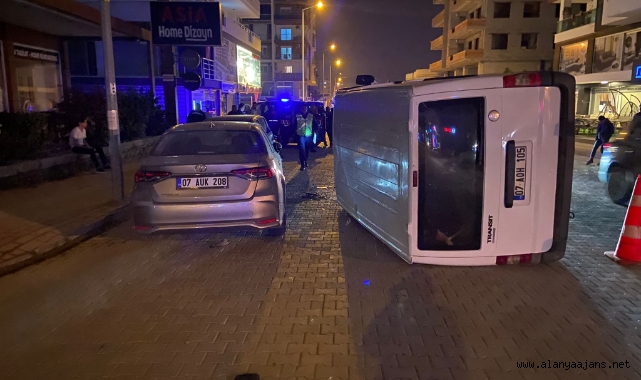 Alanya'da feci kaza: 1 yaralı