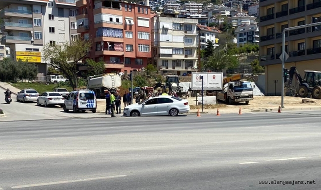 Alanya’da ilginç kaza!
