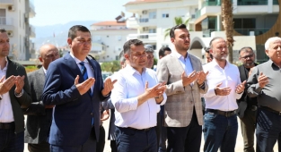 Alanya'da spor kompleksi hızla yükseliyor