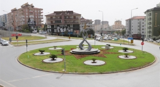 Alanya'da Telekom Kavşağı'na Osmanlı Tuğrası