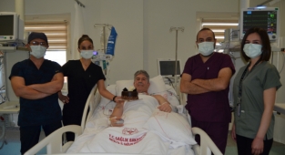 Alanya'da yeni yaşında yeniden doğdu