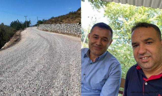 Alanya’daki o yol için Muhtar Boz müjdeyi verdi!