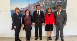 Alanya iki değerli ismi ağırladı