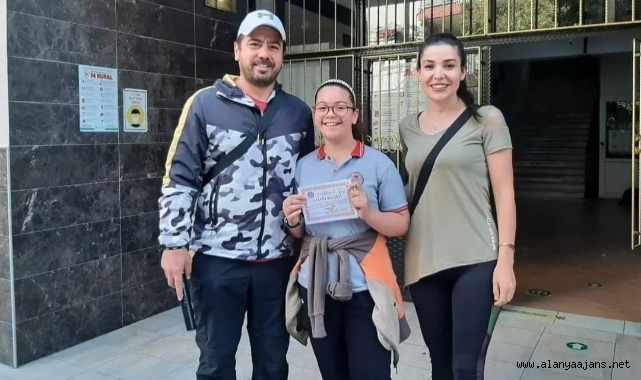 Alanyalı öğrenci yarışlardan başarıyla döndü