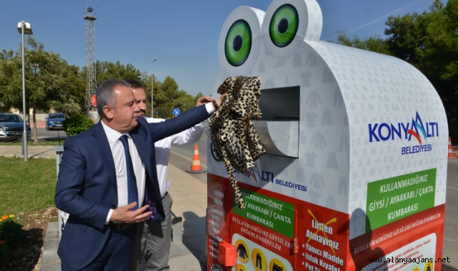 Başkan Böcek'te geri dönüşüme veriyormuş!