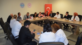 İl Sağlık heyetiden Alanya'ya ziyaret