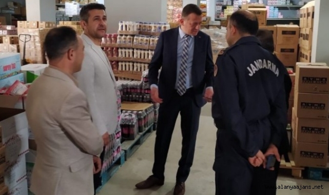 Kaymakam Ürkmezer’den hayırsever esnafa sürpriz ziyaret