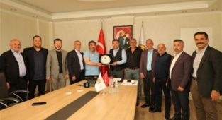 Muhtarlardan Başkan Yücel' ziyaret