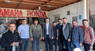 Yeniacun, sanayide çalışan gençleri ziyaret etti