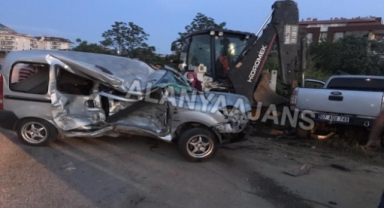 Alanya’da feci kaza: 1 yaralı