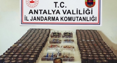 Alanya’da jandarmadan kaçak nargile tütünü operasyonu