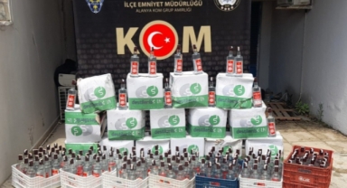 Alanya'da otelde sahte içki baskını