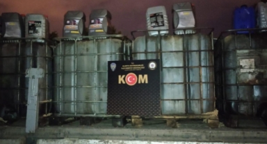 Alanya'da polisten kaçak akaryakıt operasyonu