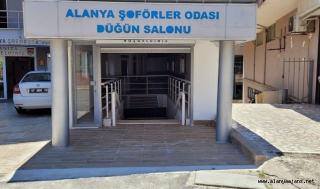 Alanya Şoförler Odası yenilenmeye başladı