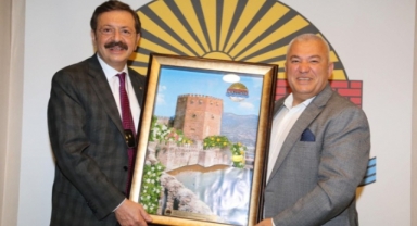 Başkan Şahin TOBB Başkanı Hisarcıklıoğlu'nu ağırladı