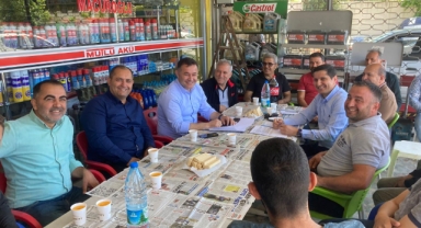 Başkan Yücel, Konaklı sanayisinde esnafla istişare etti