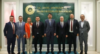Başkan Yücel, mega projeyi Bakan Kurum’a anlattı