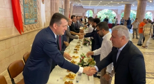 Eray Erdem protokol ile bayramlaştı