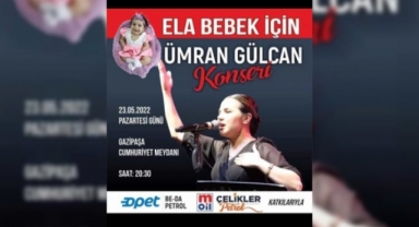 Gazipaşa'da anlamlı konser