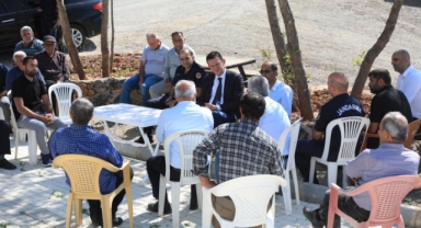 Kaymakam Ürkmezer'den kırsal mahallelere ziyaret
