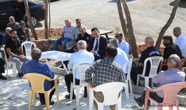 Kaymakam Ürkmezer'den kırsal mahallelere ziyaret