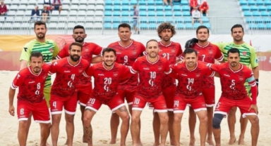 Alanya Belediyespor plajda çeyrek finalde