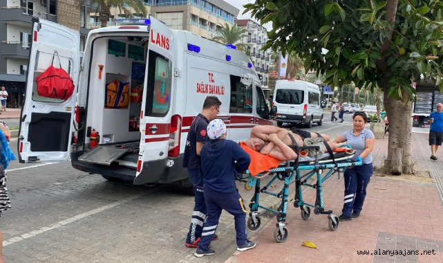 Alanya'da İsveçli turist boğulma tehlikesi geçirdi!