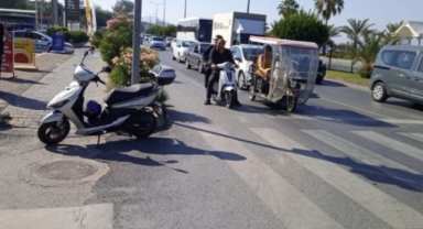 Alanya’da otomobille motosiklet çarpıştı: 1 yaralı