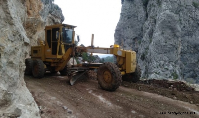 Alanya’da yayla yollarına genel bakım