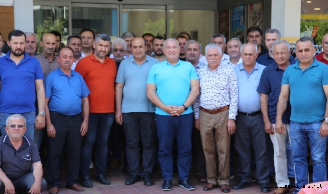 Alanya hal esnafından Başkan Şahin’e teşekkür
