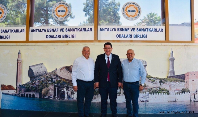 Şahin ve Yenialp'ten Dere'ye hayırlı olsun ziyareti
