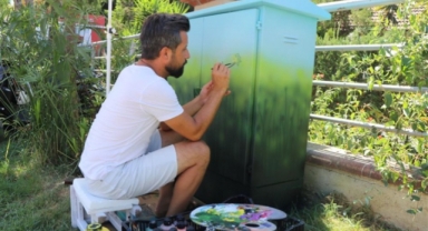 Alanya Belediyesi kente sanatsal dokunuşlar yapıyor