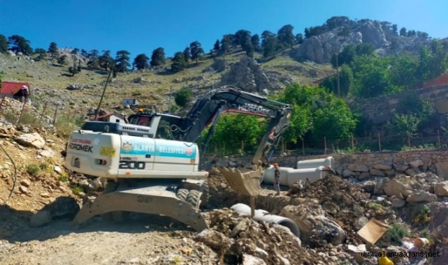 Alanya Belediyesi’nin yayla ve kırsal mesaisi hız kesmiyor