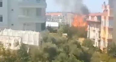 Alanya’da çıkan yangın paniğe neden oldu