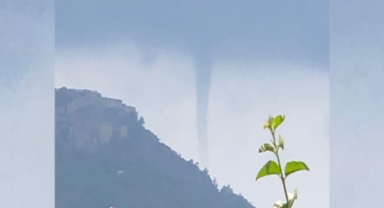 Alanya'da denizde hortum çıktı